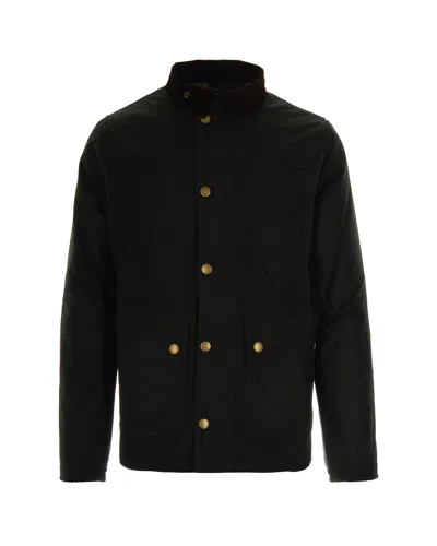 Barbour Giubbino Reelin Wax Sage In Black