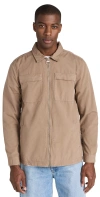 BARBOUR GLENDALE OVERSHIRT MILITARY BROWN