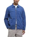 Barbour Glendale Regular Fit Front Zip Shirt Jacket In Oceana