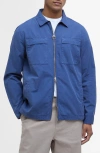 Barbour Glendale Zip Overshirt In Oceana