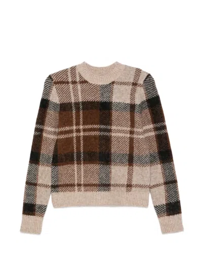 Barbour Womens Glendyn Tartan Knitted Jumper Multi