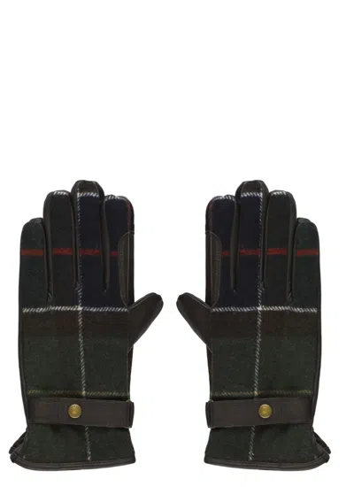 Barbour Gloves In Green