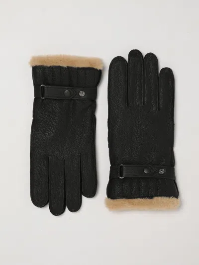 Barbour Gloves Men In Black