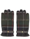 Barbour Gloves With Tartan Pattern