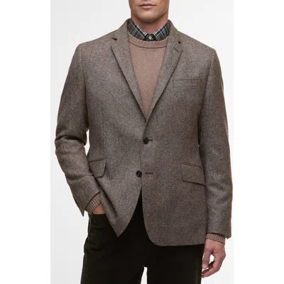 BARBOUR BARBOUR GODFREY MOONS SHETLAND BRUSHED WOOL MÉLANGE SPORT COAT