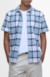 Barbour Gordon Plaid Summer Fit Short Sleeve Button-up Shirt In Northshore Tartan
