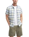 Barbour Gordon Plaid Short Sleeve Button-up Shirt In Sandsend Tartan