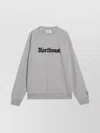 Barbour Graphic Print Raglan Sleeve Sweatshirt In Gray
