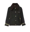 Barbour 'catton' Waxed Cotton Jacket In Green