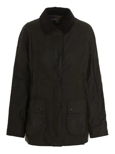 Barbour Green Classic Beadnell Wax Jacket