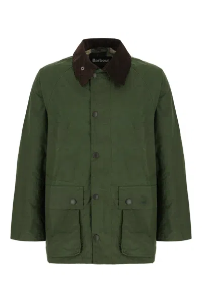 Barbour Green Cotton Bedale Jacket In Sage