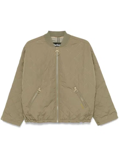 BARBOUR GREEN EMLYN BOMBER JACKET