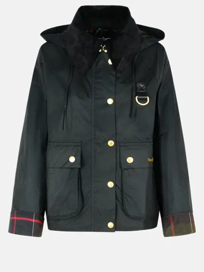 BARBOUR GREEN HOODED JACKET