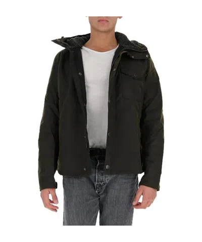 Barbour Green Lightweight Rain Jacket In Black