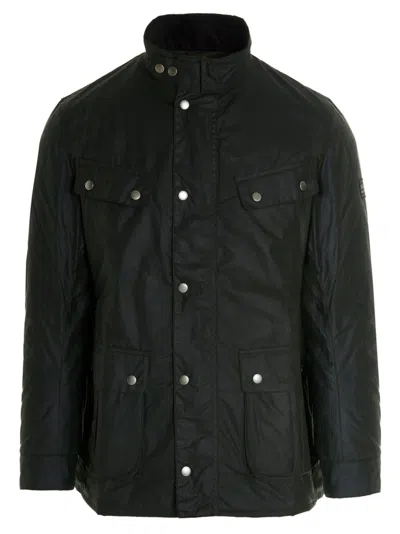 Barbour Green Logo Patch Jacket