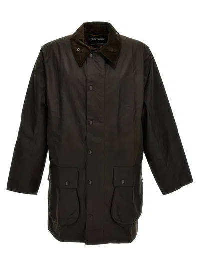BARBOUR GREEN OVERSIZED JACKET