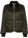 Barbour Beadnell Fitted Quilted Jacket In Green