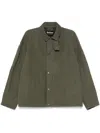 Barbour Utility Jacket Corduroy Collar In Green