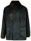 Barbour Bedale Wax Jacket Rustic In Green