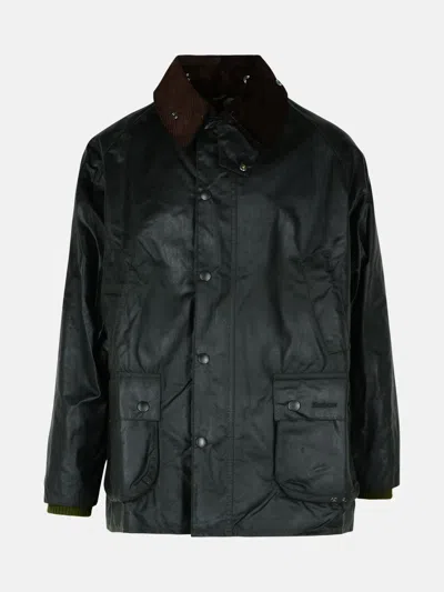 Barbour Green Waxed Cotton Bedale Jacket