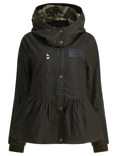 Barbour Green Waxed Cotton Jacket