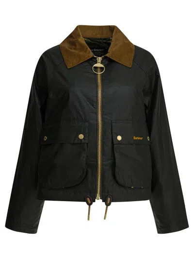 Barbour Green Waxed Cotton Jacket