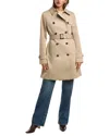 Barbour Greta Trench Coat In Brown