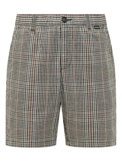 Barbour Grey Checks Shorts