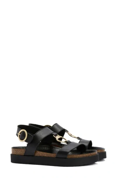 Barbour Gwen Slingback Sandal In Black