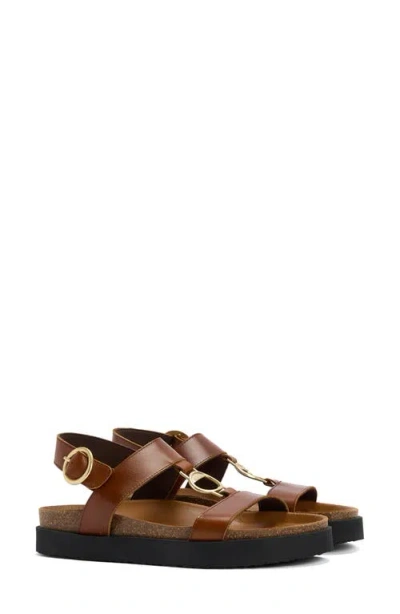Barbour Gwen Slingback Sandal In Brown