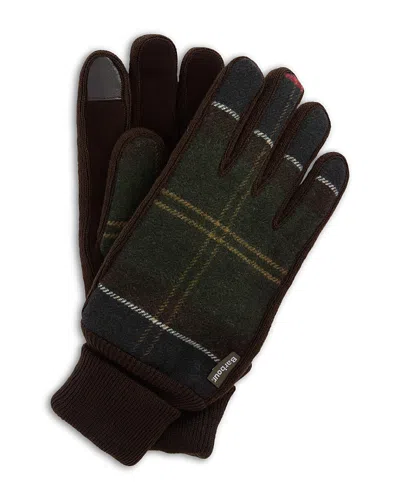 Barbour Hackney Tartan Gloves In Multi