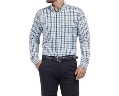 Barbour Hallhill Performance Shirt In Sandstone In White