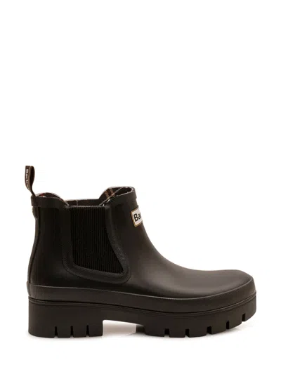 Barbour Halton Chelsea Wellington Boots In Brown