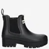 Barbour Halton Rubber Ankle Boots In Black