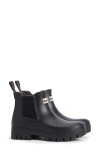 Barbour Halton Waterproof Chelsea Rain Boot In Black