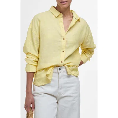 Barbour Hampton Linen Button-up Shirt