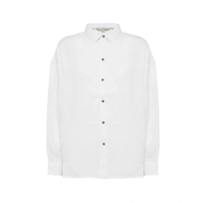 Barbour Hampton Relaxed Shirt In White