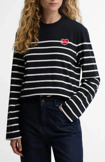 Barbour Harling Striped Long Sleeve T-shirt In Multi