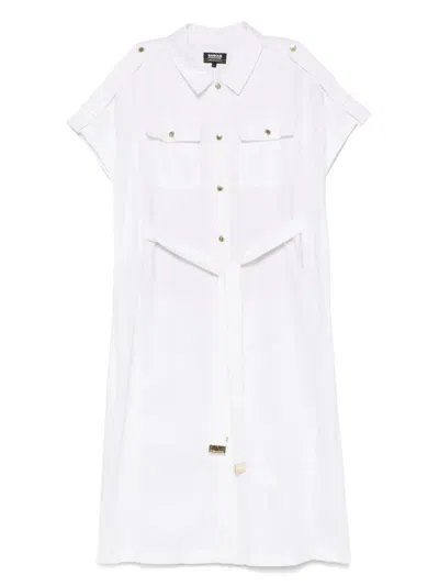 Barbour Harlow Midi Dress In White