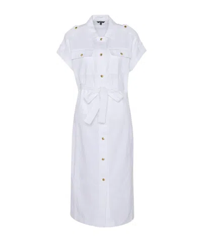 Barbour Harlow Midi Dress In White