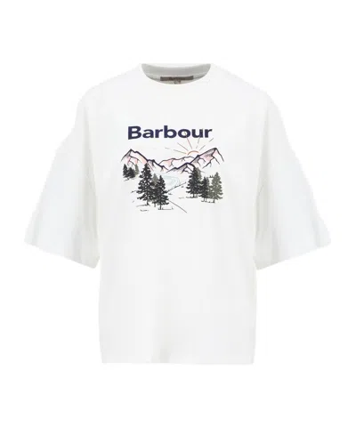 Barbour Harper Graphic T-shirt In White
