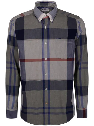 Barbour Harries Check Pattern Long Sleeved Shirt In Multi