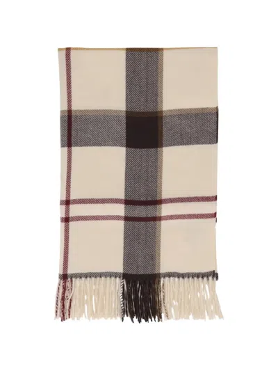 Barbour Harriet Tartan-pattern Scarf In Neutral