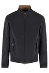 Shop Barbour Harrington Rectifier Jacket In Blue