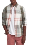 Barbour Harris Tailored Fit Plaid Cotton Button-down Shirt In Glenmore Olive Tartan