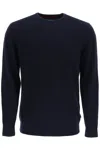 Barbour Harrow Wool And Cashmere Sweater In Dark Navy (blue)