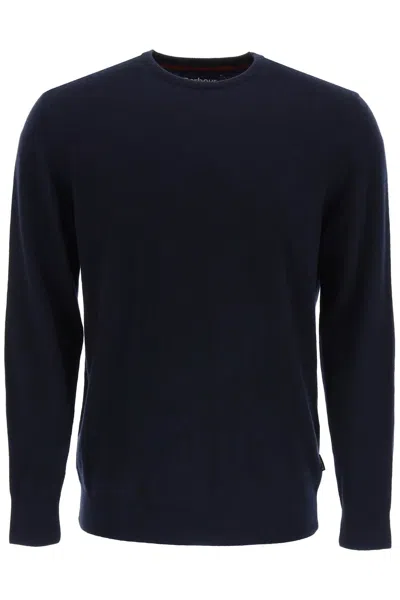 Barbour Harrow Wool And Cashmere Sweater In Dark Navy (blue)