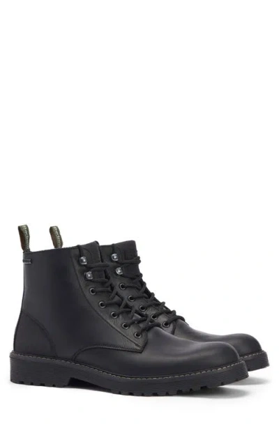 Barbour Harvey Derby Boot In Black