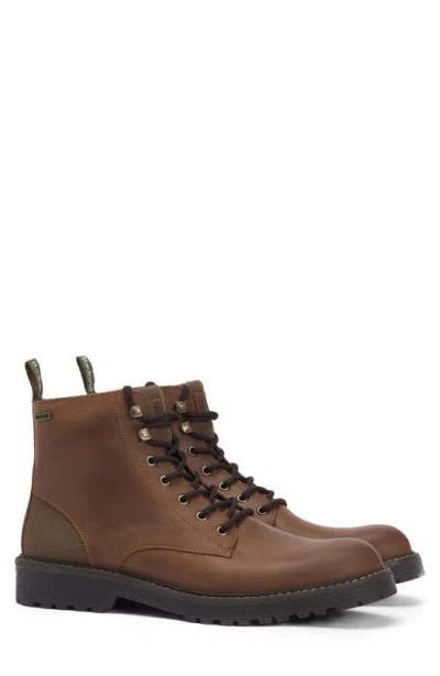 Barbour Harvey Derby Boot In Teak