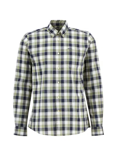 Barbour Harwood Gingham-check Shirt In Multi